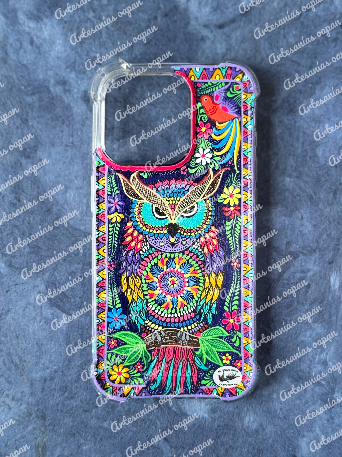 Búho colorido funda para IPhone