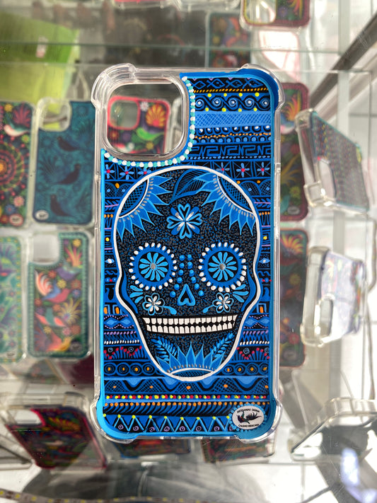 calavera azul para iPhone