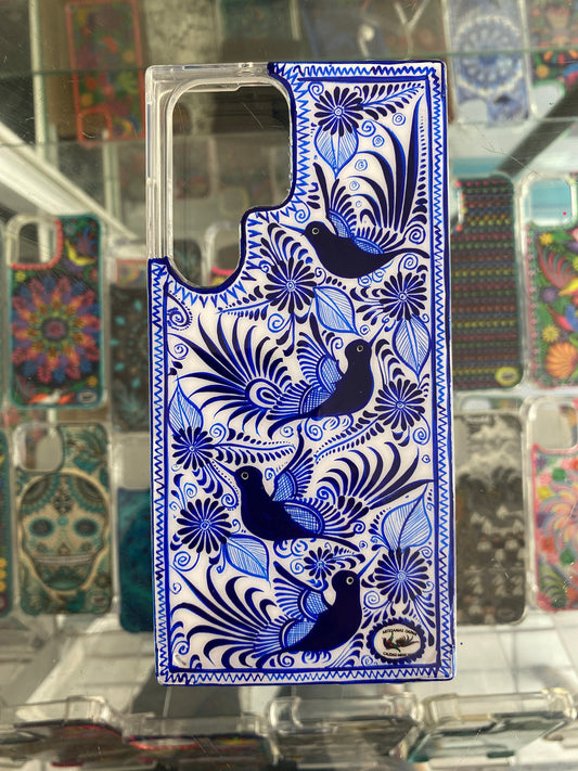colibríes estilo talavera funda para Samsung